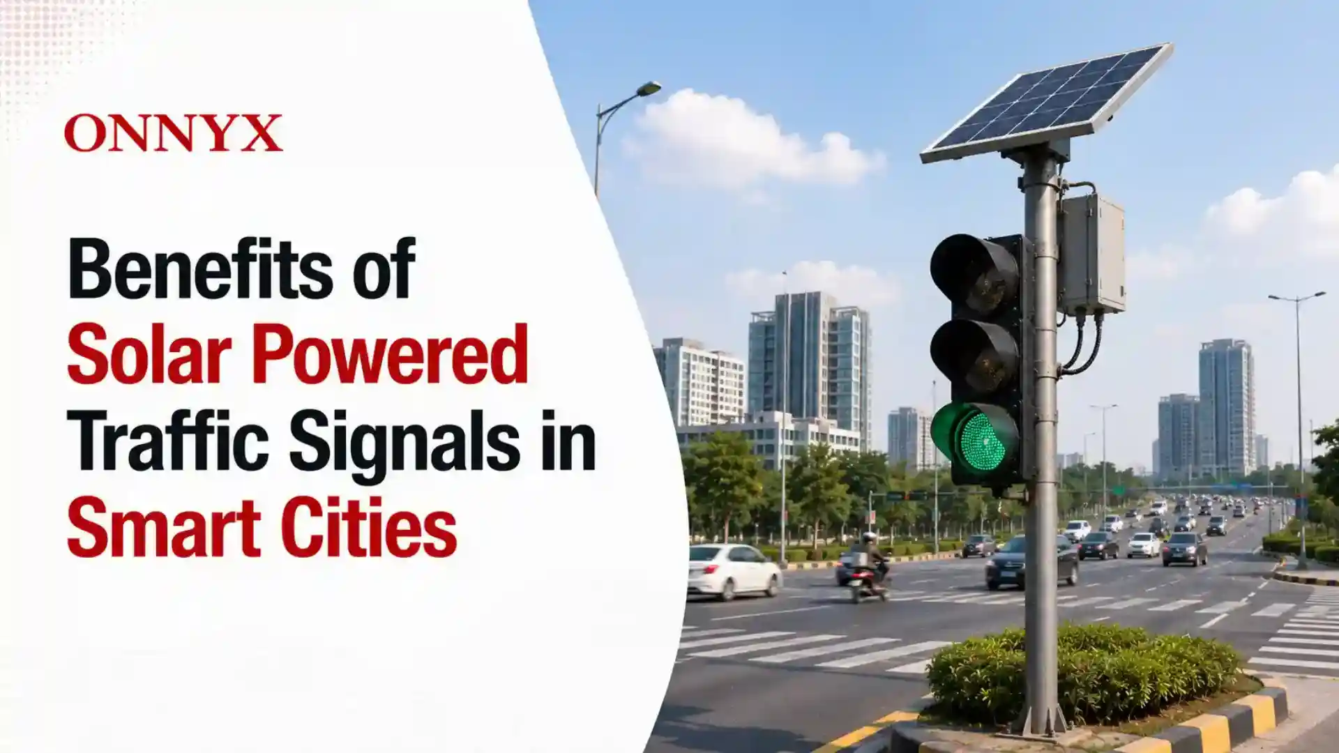 Benefits of Solar Powered Traffic Signals in Smart Cities